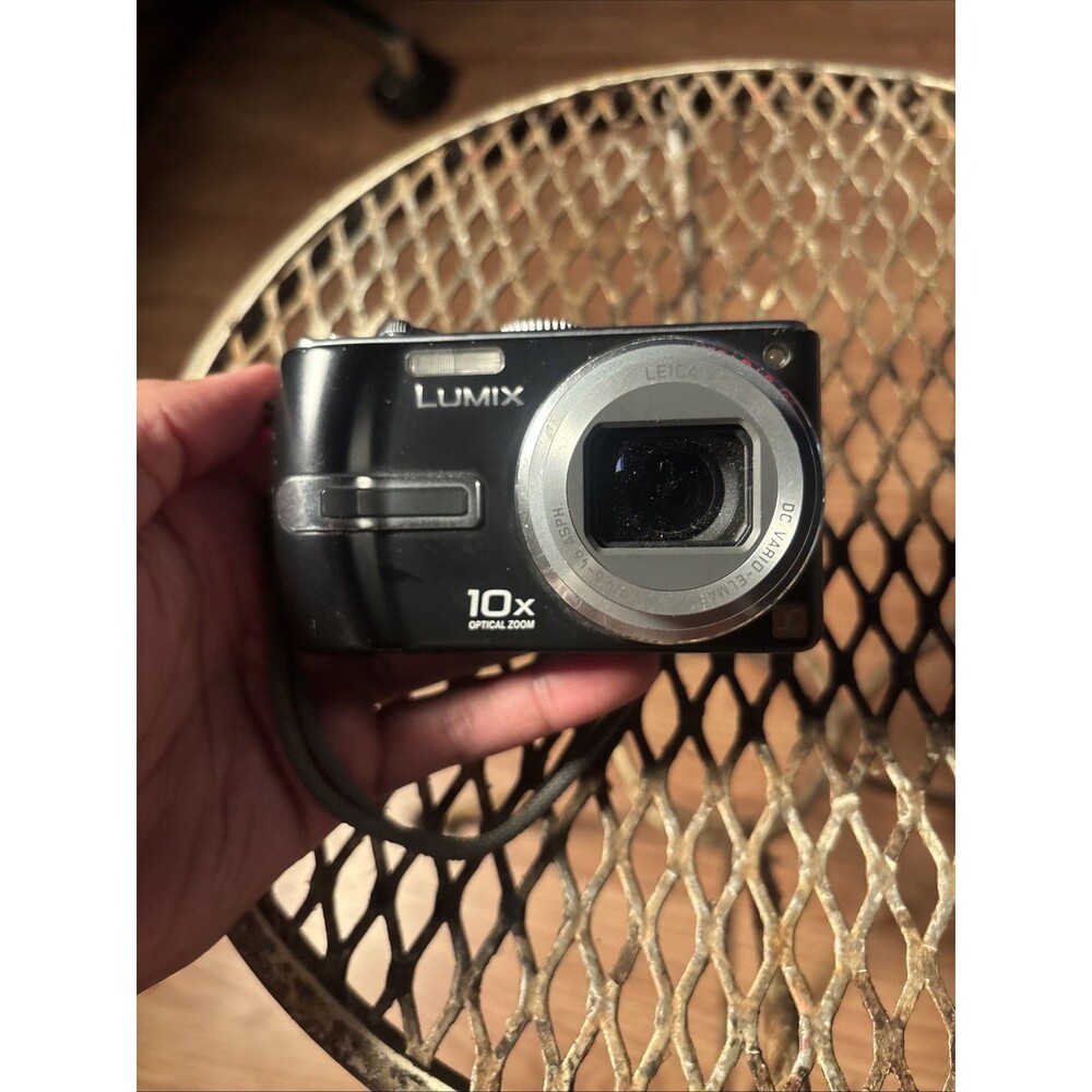 Panasonic LUMIX DMC-TZ3 7.2MP Digital Camera Black Tested Screen Issues